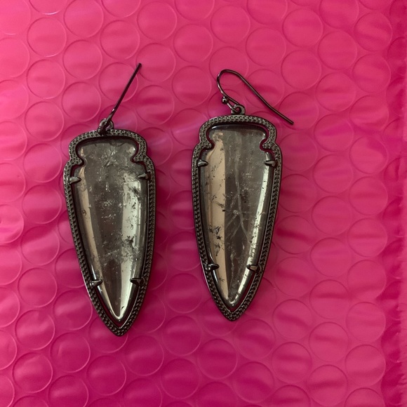 Kendra Scott Skylars gun metal - Picture 2 of 4